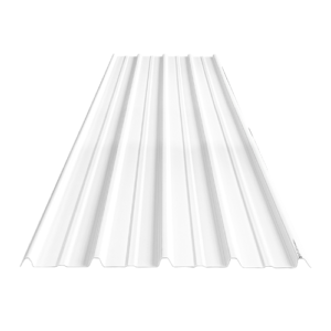 Teja termoacústica UPVC blanca 2.0mm Cresta Baja